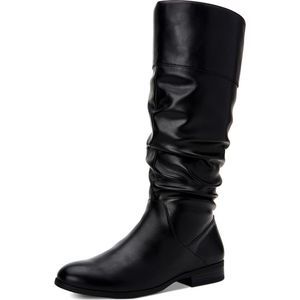 Style & Co. Womens Kelimae Black Faux Leather Knee-High Boots Heels NWT